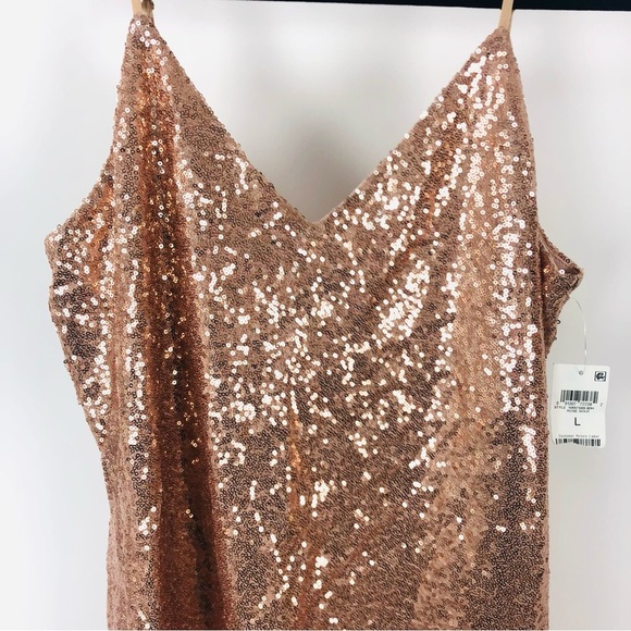 NWT Bar III Sequin Embellished Mini Shift Dress Sleeveless Party Cocktail Dress‎ - Picture 4 of 6